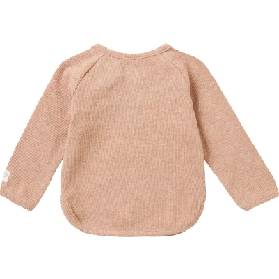 Afbeelding van Noppies Langarm Morris Longsleeve voor kinderen, Maat: 56, Nougat