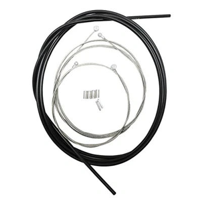 Afbeelding van Shimano Remkabelset staal zwart