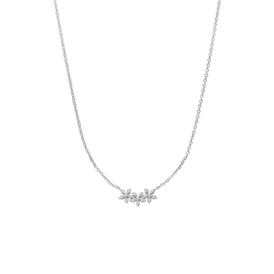 Afbeelding van Lucardi GLAM Ketting, Dames, Maat: 45, Silver