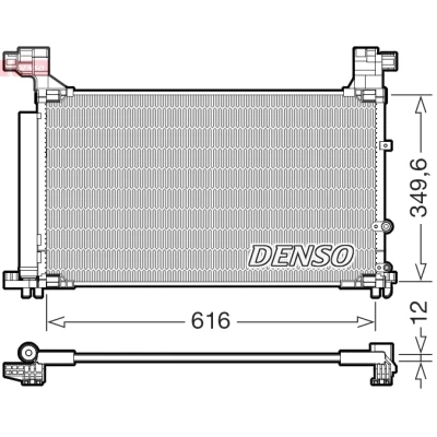 Afbeelding van Denso Airco condensor DCN50132