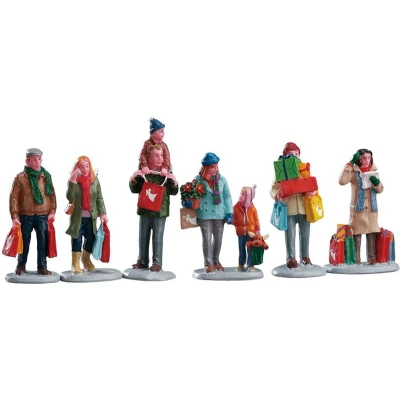 Afbeelding van Holiday shoppers LEMAX