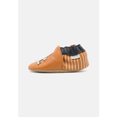 Afbeelding van Robeez TINY Dragon Unisex Babyschoenen voor kinderen, Maat: 25/26, Camel Leer