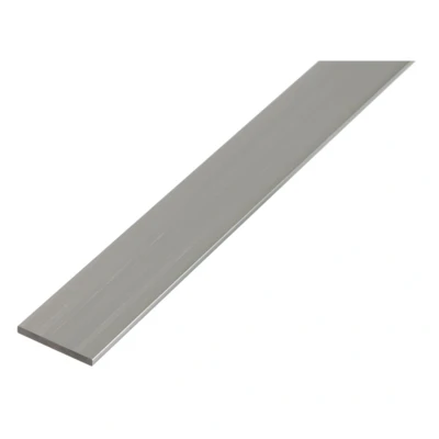 Afbeelding van Alberts 469887 platte buis aluminium, naturel 1000 x 20 5 mm
