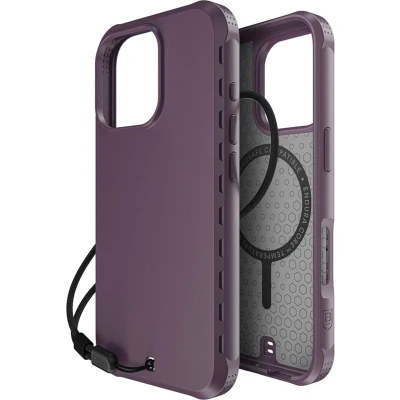 Afbeelding van Apple iPhone 16 Pro MagSafe Hoesje Kunststof BodyGuardz Hardcase/Backcover Paars Telefoonhoesje Shockproof/Valbescherming