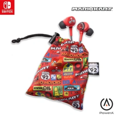 Afbeelding van PowerA Bedrade oordopjes Mario Kart Motors (Nintendo Switch) (Bedraad), Gaming headset
