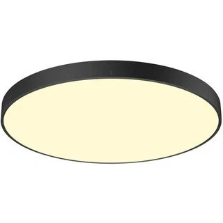 Afbeelding van Slv medo 90 plafondopbouwarmatuur rond 2700 3000 4000k 79w fasegeschakeld 110 zwart 1007325
