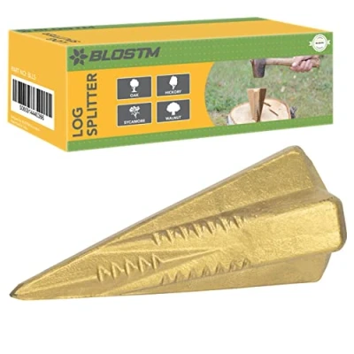 Afbeelding van BLOSTM Handmatige log Splitter Wedge 1,8 kg warmtebehandelde houtgranaat druppelgesmeed en zwaar belastbaar