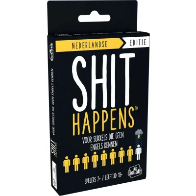 Afbeelding van Shit Happens 18+ Pocket Editie 100 kaarten