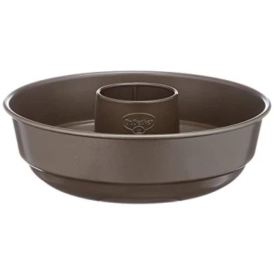 Afbeelding van Dr. Oetker 4729 Frankfurter krans Ø 26 cm, ronde bakvorm uit de serie Back Edition van staal, kransvorm met antiaanbaklaag (kleur: bruin), aantal: 1 stuk