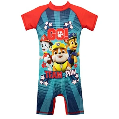 Afbeelding van Paw Patrol Boys&#039; Swimsuit Red Size 3T