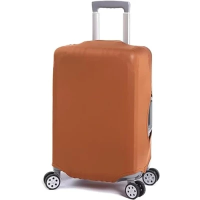 Afbeelding van CHUANGOU Bagage Cover Protector, Koffer Covers Protector Elastische Reizen Stofdicht Trolley Case Beschermhoes Past 45 32 Inch, Koffie, M