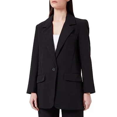 Afbeelding van ONLY Onllana Halflange jas, Dames, Maat: 36, Black