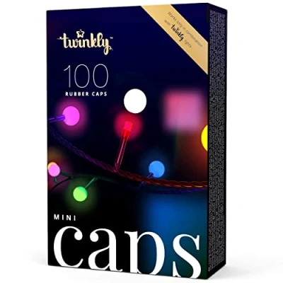 Afbeelding van Twinkly Mini Caps 100 stuks (Silicoon, Bolvormig, Werkt met generatie I &amp; II)