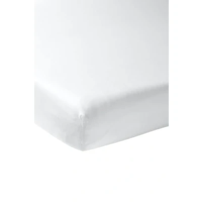 Afbeelding van Meyco Home Uni hoeslaken tweepersoons white 180x200cm