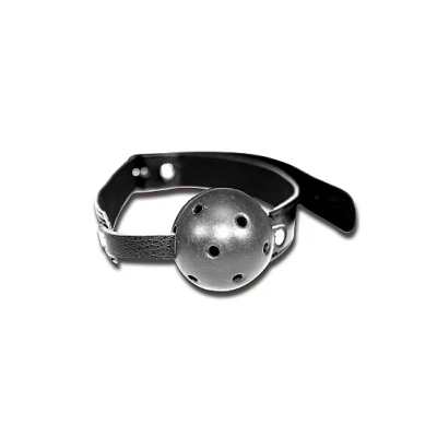 Afbeelding van Zwarte Ball Gag met Gaten