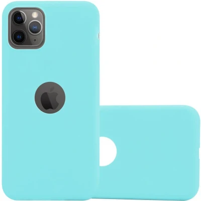 Afbeelding van Cadorabo Hoesje geschikt voor Apple iPhone 11 PRO MAX in CANDY BLAUW Beschermhoes TPU silicone Case Cover