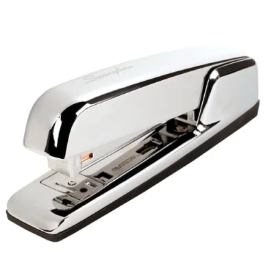 Afbeelding van Swingline Nietmachine, 747 Iconic Desktop 25 vel capaciteit, Bureau, Kantoor, Chrome (74720)