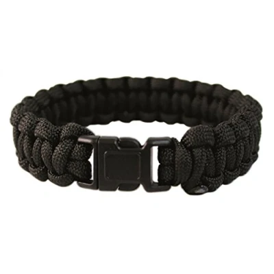 Afbeelding van Mil Tec Paracord Polsband 22mm Zwart maat L