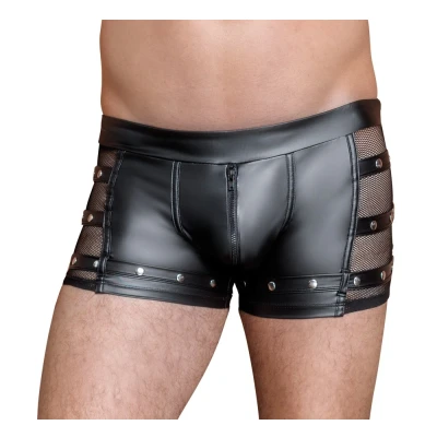 Afbeelding van Ruig Matte Wetlook Shorts met Studs