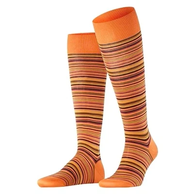 Afbeelding van Falke Microblock Business &amp; Casual Kniekousen tandoori, Heren, Maat: 41/42, Tandoori