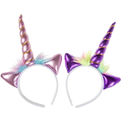 Afbeelding van 12 unicorn tiara 2 PER STUK ! 9703