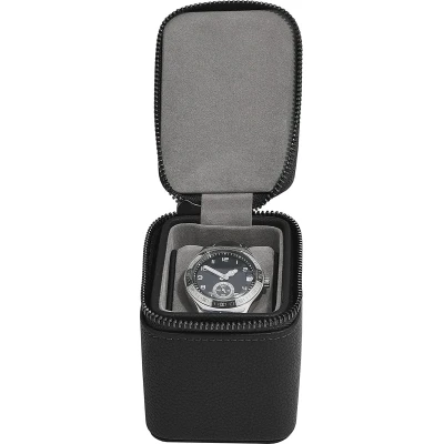 Afbeelding van Stackers Pebble Black Single Zipped Horlogebox