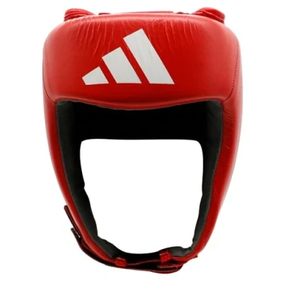 Afbeelding van adidas Unisex IBA Boxing Head Guard hoofdbescherming voor volwassenen, rood, S