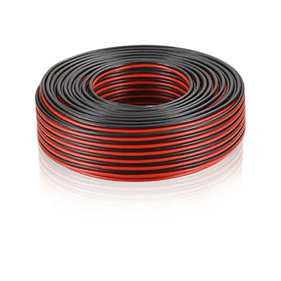 Afbeelding van Manax 1,5 mm r/s 25 m luidsprekerkabel CCA 2x1,5 mm² rood/zwart ring