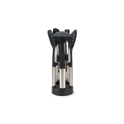 Afbeelding van Joseph Elevate Fusion Keukenhulpen met Houder 6 Delig Roestvast Staal Zilver
