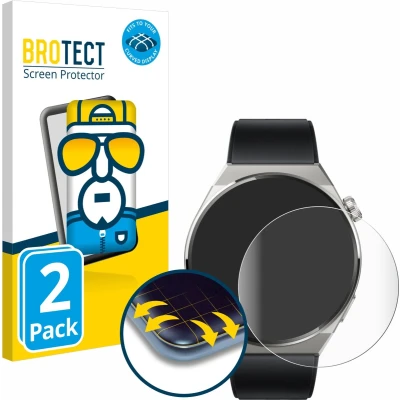 Afbeelding van BROTECT Volledig bedekkende screen protector, Smartwatch beschermfolie, Transparant