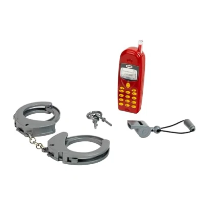 Afbeelding van Theo Klein 8860 Police Unit Ben &amp; Sam politieset I Uitrusting Voor politiefans met handboeien, fluitje en speelgoed mobiele telefoon kinderen vanaf 3 jaar
