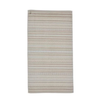 Afbeelding van Pip Studio Handdoek Geometric Print Sand 55x100