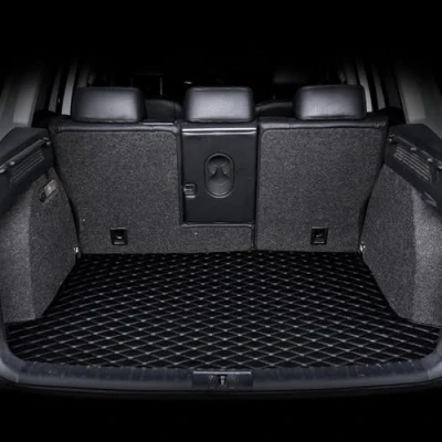 Afbeelding van Kofferbakmatten Voor Honda HRV 2021 2022 2023 2024, Kofferbakbekleding Auto Kofferbak Mat Kofferbakvoeringen Bagagematten Beschermer Pad,Black