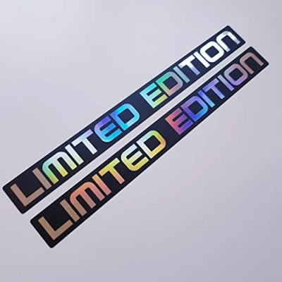 Afbeelding van folien zentrum 2 stuks Limited Edition Oilslick zwart 20 x cm hoogwaardige sticker auto tuning OEM&amp;JDM autostickers grappige stickers stickerbomb autosticker Made in Germany