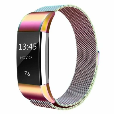Afbeelding van Fitbit Charge 2 milanese bandje Maat: Large Multicolor