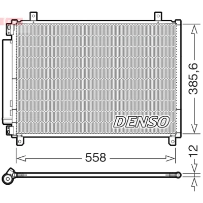 Afbeelding van Denso Airco condensor DCN47012