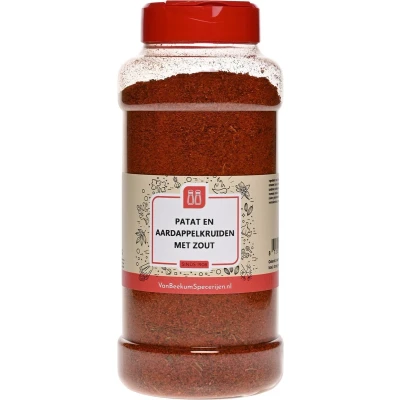 Afbeelding van Van Beekum Specerijen Patat &amp; Aardappelkruiden Met Zout Strooibus 600 gram