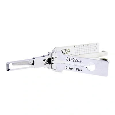Afbeelding van LiShi SIP22 2 in 1 Slotenmaker Tool decoder en lockpick combinatie, gebruikt voor Fiat, Alfa Romeo, Mase rati