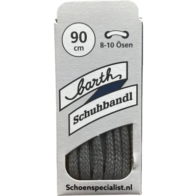 Afbeelding van Dikke ronde veter Grijs 90 cm (Barth)