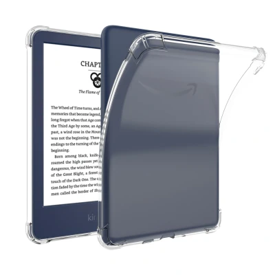 Afbeelding van Amazon Kindle (2024) Hoes: imoshion Clear Backcover Transparant Siliconen En TPU (zacht) E Reader Hoezen