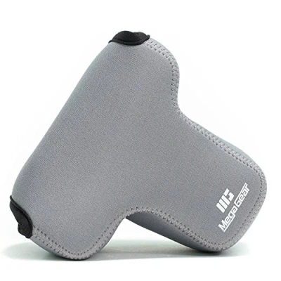 Afbeelding van MegaGear MG1569 Ultra Light Neopreen Camera Case Compatibel met Sony Alpha A7 III, A7R A9 (28 70mm), Grijs