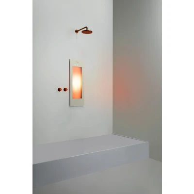 Afbeelding van Sunshower Round One Small Sand White infraroodlamp 33x95x10cm