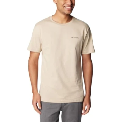 Afbeelding van Columbia LOGO Short Sleeve Tshirt basic, Heren, Maat: Small, Ancient fossil