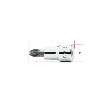 Afbeelding van Beta Schroevendraaierdoppen voor Phillips® kruiskopschroeven 910PH 2 009100472