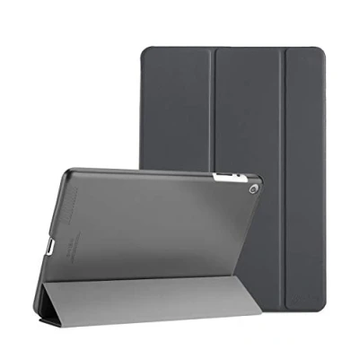 Afbeelding van ProCase iPad 2 3 4 Case (Oud Model) Ultra Slim Lichtgewicht Stand met Doorschijnende Frosted Back Smart Cover voor Apple 2/iPad /iPad Grijs