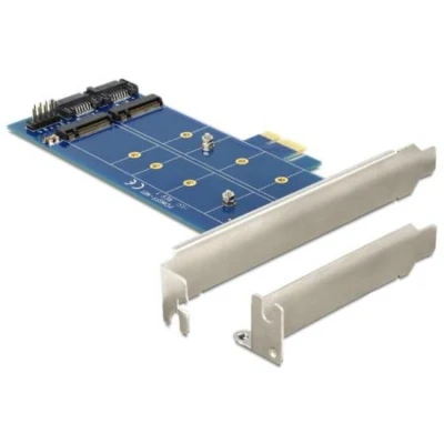 Afbeelding van PCI Express naar 7 Polig SATA en 2x M.2 NGFF adapter Delock