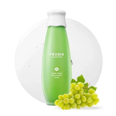 Afbeelding van Frudia Green Grape PORE Control Toner Nachtverzorging, Maat: 195 ml,