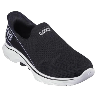Afbeelding van Skechers Go Walk 7 Mia Dames Instappers Zwart/Wit Maat 39