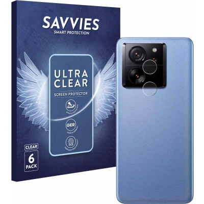 Afbeelding van Savvies Screenprotector voor Xiaomi 13T (ALLEEN Camera Lens) Folie Beschermfolie transparant (6 Stuks)