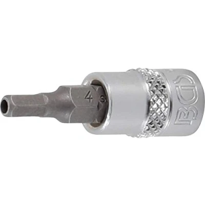 Afbeelding van BGS Dopsleutelbit 1/4&quot; binnenzeskant met boring 4 mm